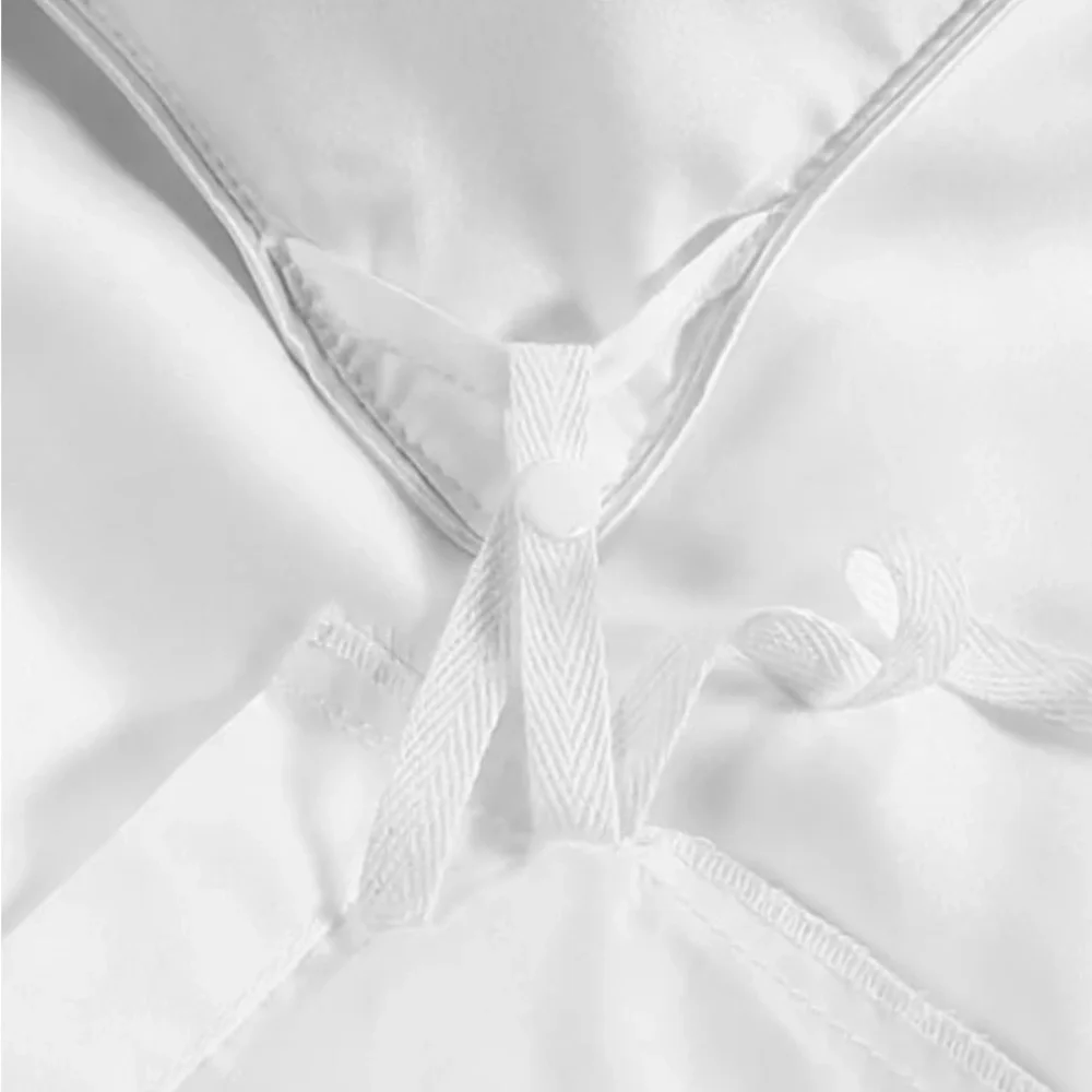 NEW AiryWeight Cooling Eucalyptus Full/Queen Duvet Cover - Snow (white)